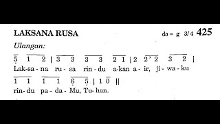 Video thumbnail of "Laksana Rusa | Puji Syukur No. 425 | Lagu Komuni | Lagu Rohani Katolik"