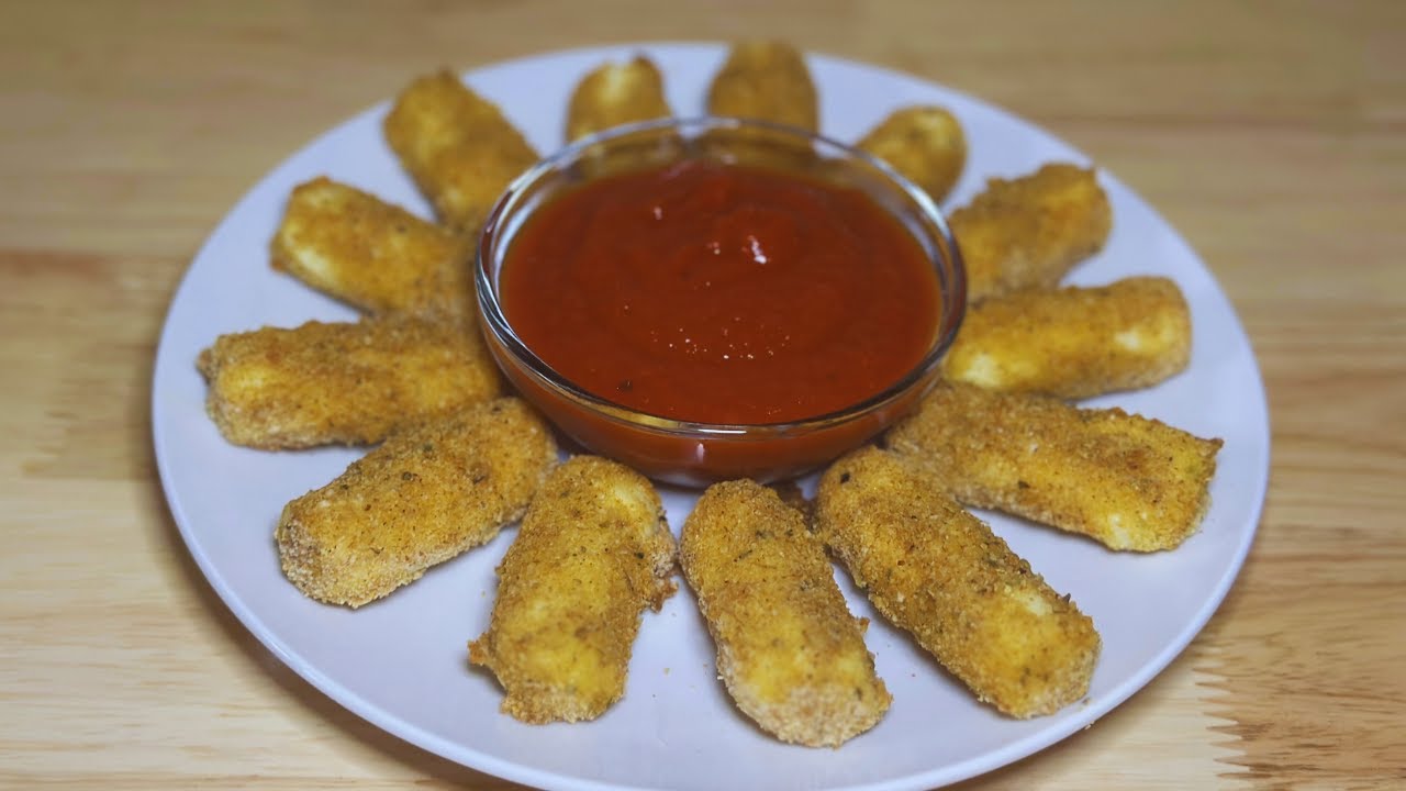 EASY Mozzarella Sticks in the Oven