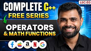 C++ Operators & Math Functions : Start Thinking Like a Programmer