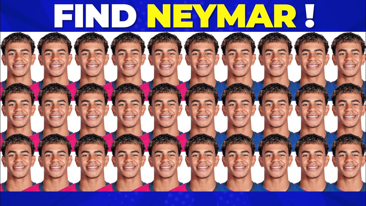 Neymar Quiz ~ Find Neymar Jr ? 🔎 Guess the player club ⚽ Find Mbappe ...