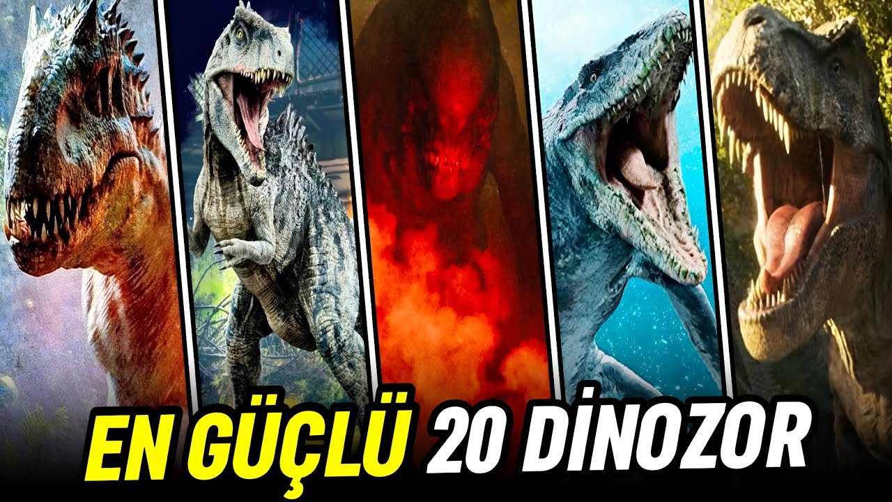 EN GÜÇLÜ 20 DİNOZOR! Jurassic World 2025 Güç Sıralaması / Jurassic World Rebirth / Jurassic Park