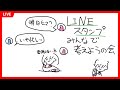 LINEスタンプ皆で考えようの回