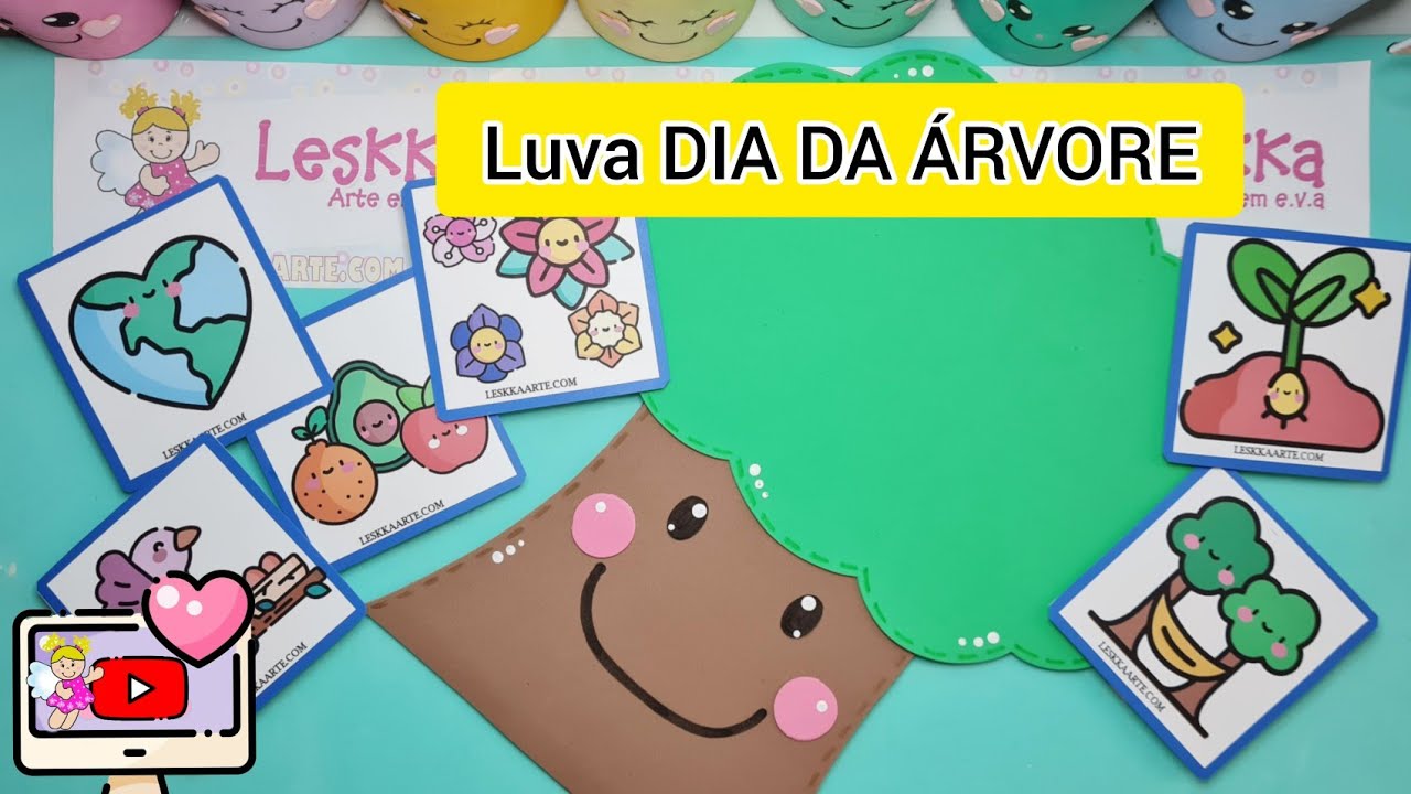 DIY - RECURSO PEDAGÓGICO: LUVA LÚDICA E POEMA DO DIA DA ÁRVORE