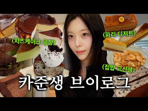 치즈케이크 공장을 차려버린 카페준비생 브이로그🍰 뭔 놈의 카준이 먹기만하냐?