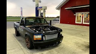 Turbo V6 Dakota First Start With The New Turbo