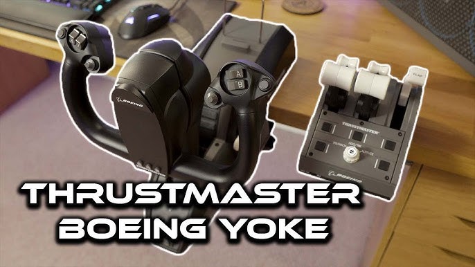 Thrustmaster Joystick TCA Yoke Pack BOEING Edition Flight Stick and  Quadrant Bundle (PC/XBO) 