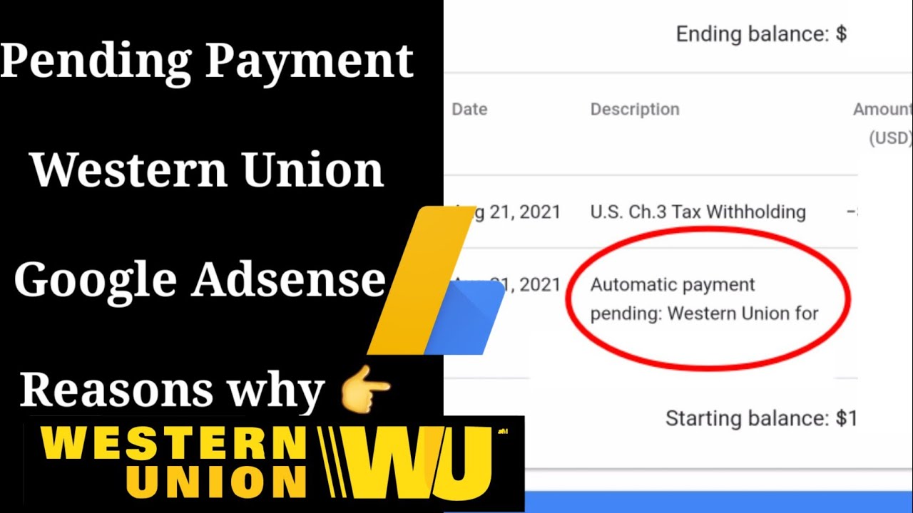 Google Adsense Payment Pending 2021