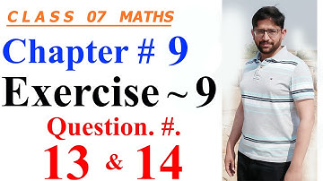 Mathematics of Class 7 || Oxford countdown Mathematics || Chapter09, Exercise. 09 || Q. 13  &  Q. 14