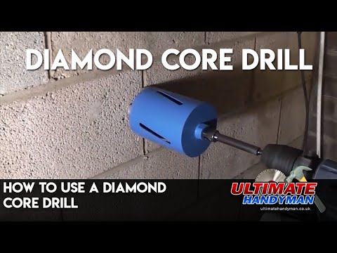 How to use a diamond core drill