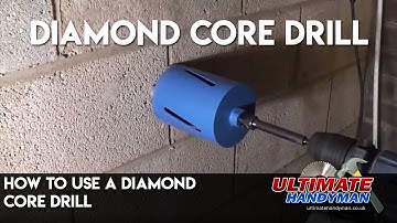 Hoe gebruik je een diamantboorkern?