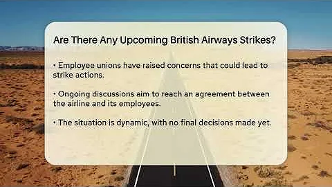 Are There Any Upcoming British Airways Strikes? - Air Traffic Insider