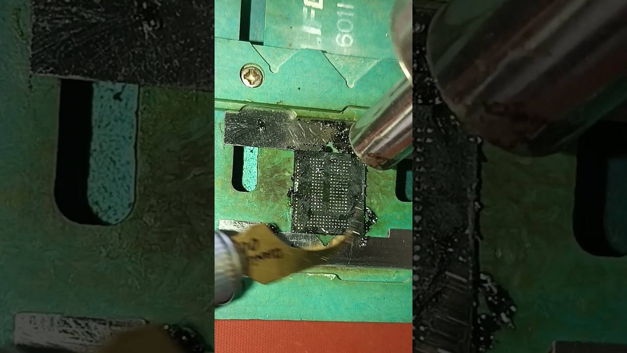 पेस्टेड इस  को क्लीन कैसे करें..? How to clean pasted IC..? 