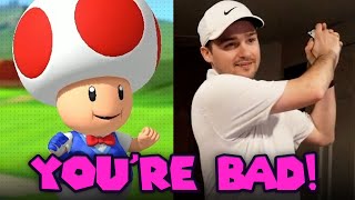 Playing Mario Golf as Nintendo intended