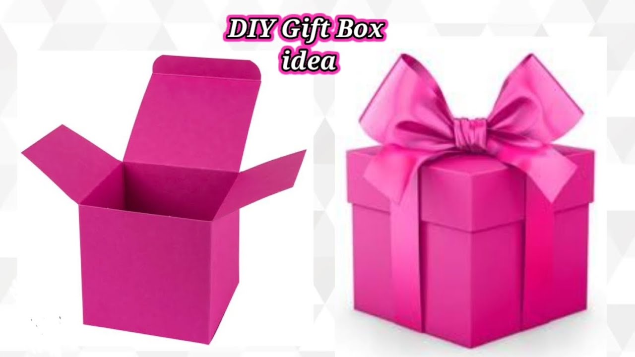 How To Make Beautiful Gift Box 🎁 |DIY Easy Gift Box Idea 💡 Cute Box ...
