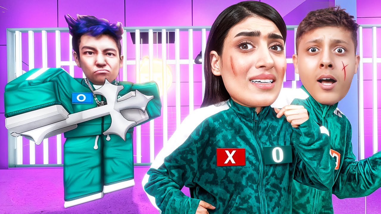 انسجنت انا وريما بسجن لعبة الحبار😱💔 | ROBLOX