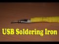 How To make  Mini USB Soldering Iron