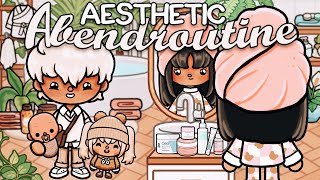 🦋 Meine AESTHETIC ABENDROUTINE 🎀 mit der FAMILIE 🌙 ROLEPLAY TOCA BOCA DEUTSCH 🧸 Vlog #5