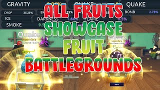 rumble showcase fruit battlegrounds