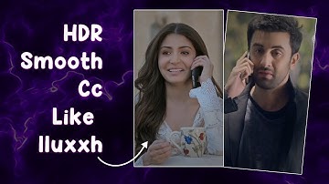 HDR Smooth Quality Cc Like lluxxh in Meitu l Color Grading in Meitu 😍