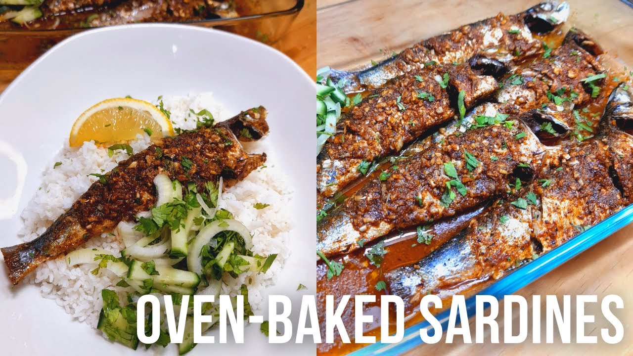 eng) OvenBaked Sardines Whole Crispy Masala Sardines Recipe
