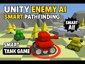 Unity Enemy AI with NavMesh | Smart Pathfinding &amp; Stop at Distance (Mobile Tank Game)