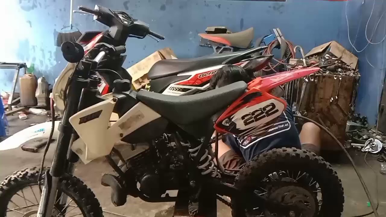 Trail mini gas gaz 50cc tenaga joss..