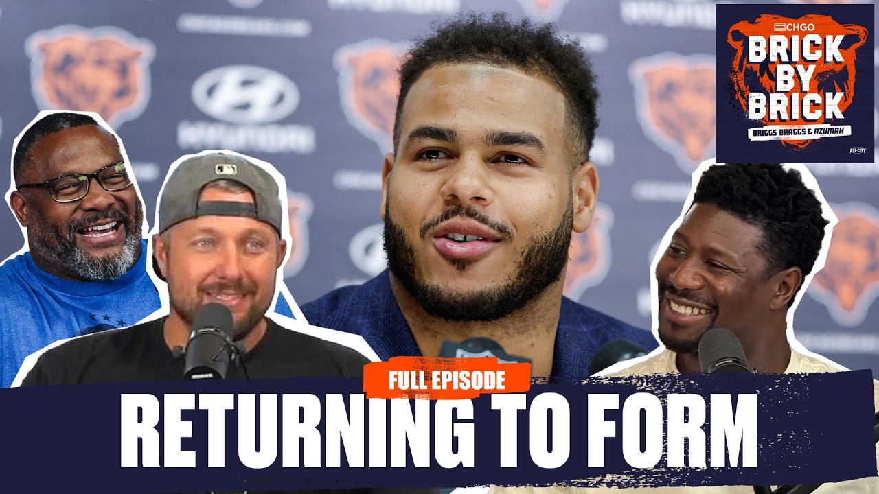 T.J. Edwards, Chicago Bears Defense STEPPING UP Early On | Brick x Brick Podcast