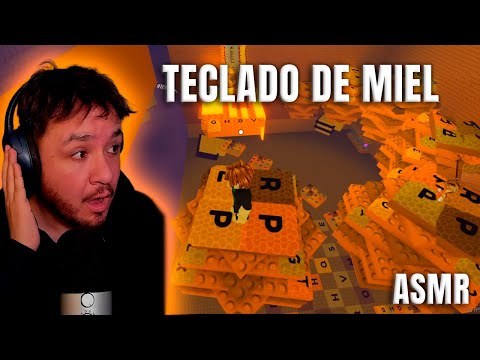 ASMR  🐝Teclado de MIEL 🍯 con Mouth Sounds en ROBLOX