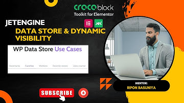 JetEngine Data Store & Dynamic Visibility – Complete Guide |Crocoblock | Elementor