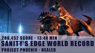 [Project Phoenix] Sanity's Edge World Record | 286.452 Score - 13:44 Min | Healer (ESO - U48)