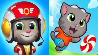 Talking Tom Sky Run VS Talking Tom Candy Run screenshot 4