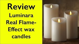 Review Luminara Flame Effect Wax Candle - How does it work?