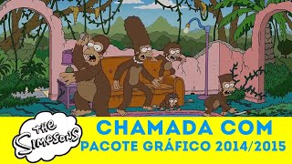 Chamada Padrão Os Simpsons No Projeto Gráfico 20142015