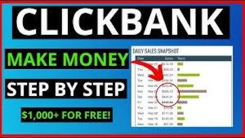 Clickbank for beginners #1: How To Make  Money On Clickbank $300 - $800 Per Day (FAST & EASY)