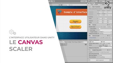 Les bases de l’interface utilisateur dans Unity – Le Canvas Scaler