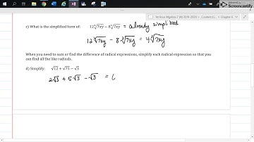 Multiplying and Dividing Binomial Radical Expressions