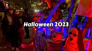 2023 Best Halloween Decorations Brooklyn Dyker Heights New York 4k Horror Props