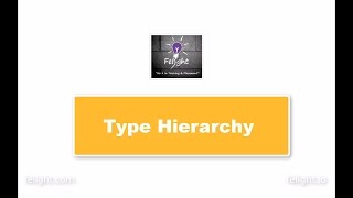 [ IntelliJ IDEA ]Type Hierarchy