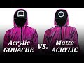 IS ACRYLIC GOUACHE THE SAME AS MATTE ACRYLIC PAINT? Comparing Jo Sonja and Turner Acryl