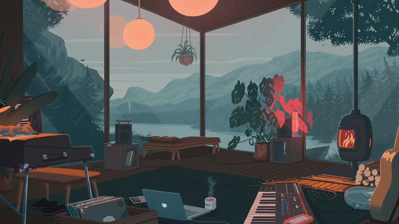 သုံ့ပန်း piano & lofi rain version #studymusic #lofi #rainsounds