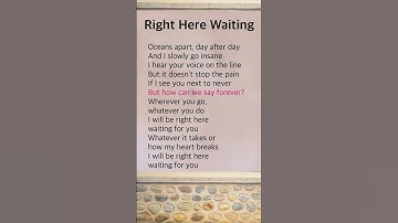 Thumbnail of Right Here Waiting [1] | Richard Marx
