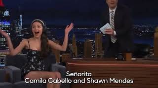 Olivia Rodrigo singing Camila Cabello’s “Señorita” “i think i just love that song” on Jimmy Fallon.