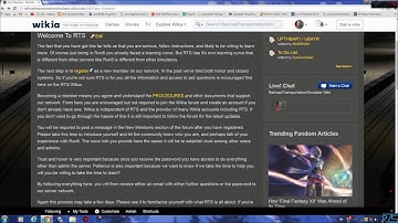 RTS Run8 Your Important First Steps