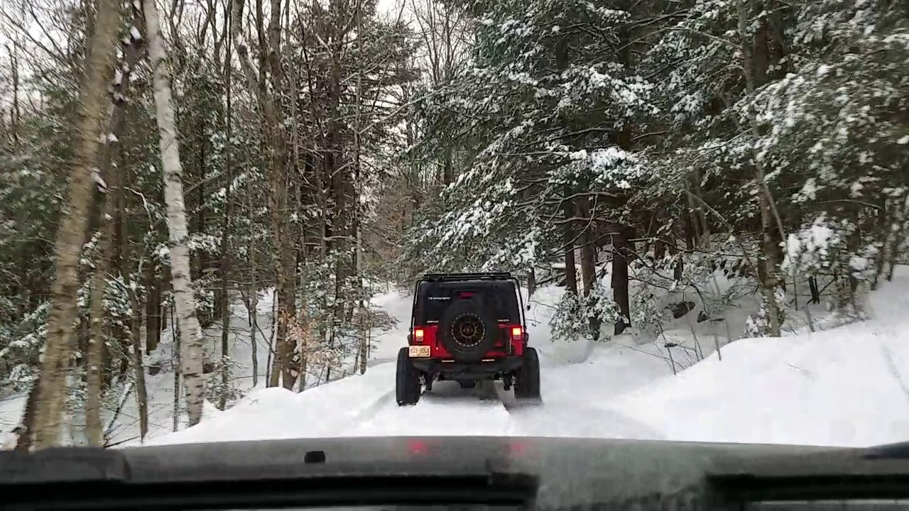 2007 Fj Cruiser And 2015 Jeep Wrangler Snow Cruising Youtube