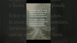 El frío en Galicia #poema #canción #poesia #poeta #frio #galicia #invierno #pontevedra #escritor