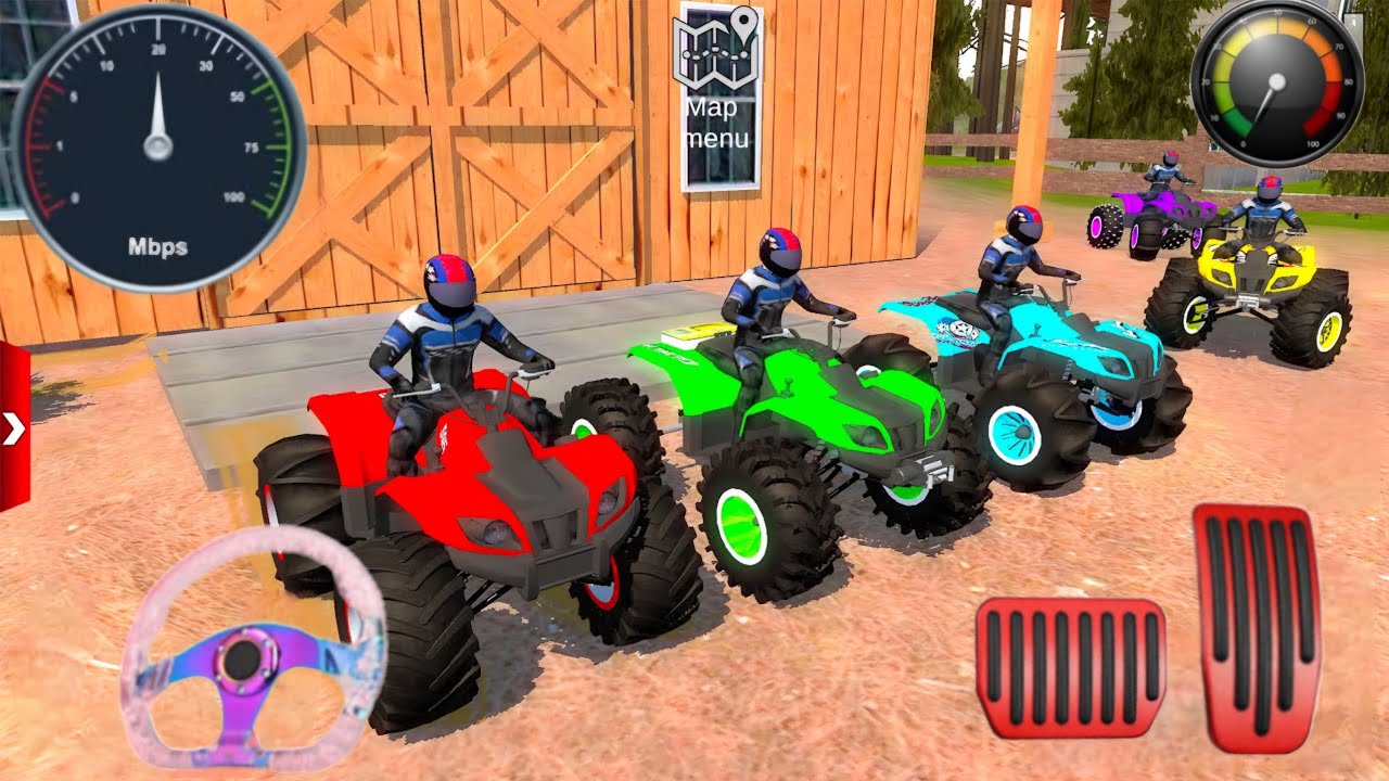 Motocross Quad Dirt Bike Mud Racing - Extreme Stunts driving - Android Ios gameplay 
