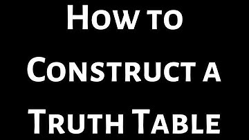 How to Construct a Truth Table: Example with (p ^ q) V ~(p V q)