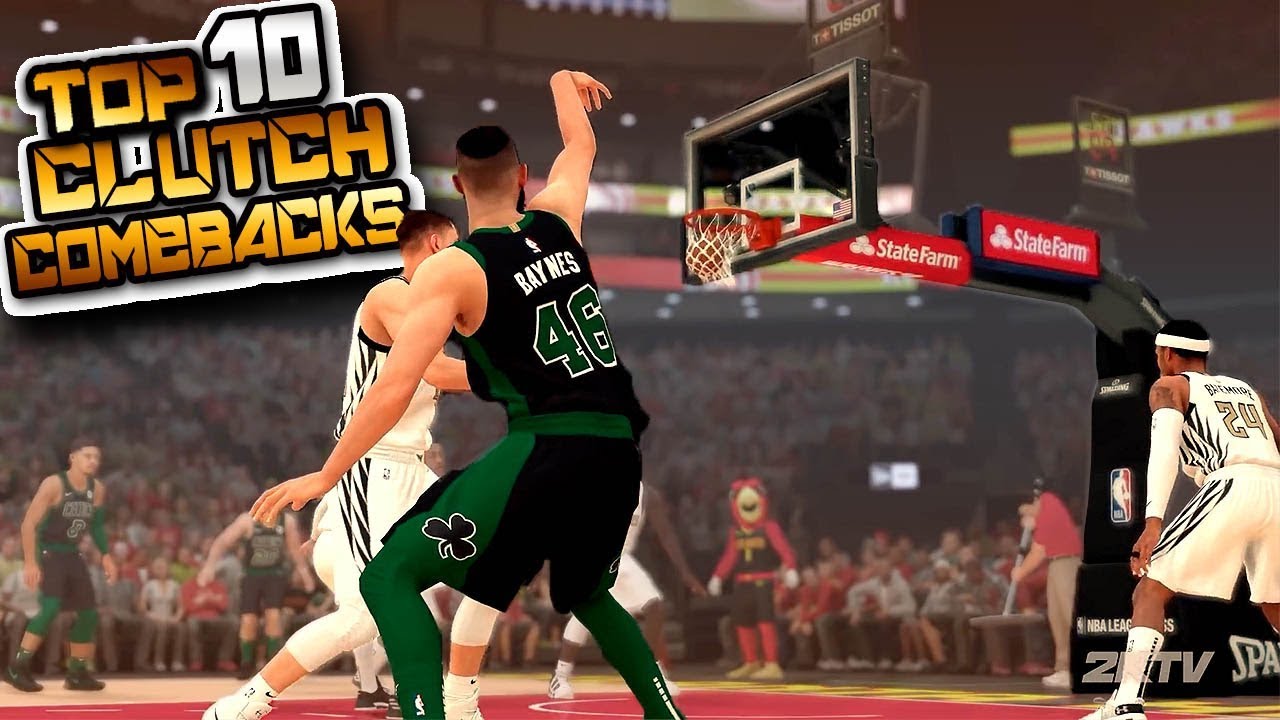 Nba 2k19 Top 10 Clutch Comeback Buzzer Beater Plays Of The Week 29 Youtube