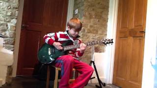9-Year-Old Toby Lee - Blues in Bm chords