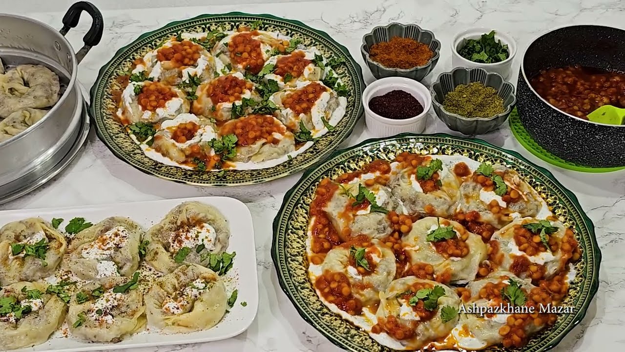 Рецепт пельменей из манту по-афгански 😋